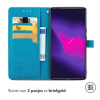 imoshion Mandala Bookcase Samsung Galaxy S25 Ultra - Turquoise