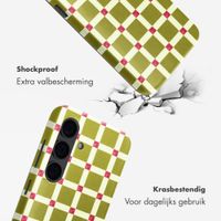 Selencia Vivid Backcover Samsung Galaxy S24 - Check This Olive