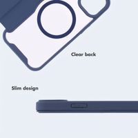 imoshion Transparent Bookcase with MagSafe Apple iPhone 15 - Blue