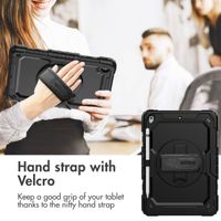 Accezz Rugged Back Cover with shoulder strap Apple iPad 9 (2021) 10.2 inch / iPad 8 (2020) 10.2 inch / iPad 7 (2019) 10.2 inch - Black