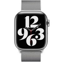 Apple Milanese Loop Band Apple Watch Series 1 t/m 9 / SE (38/40/41 mm) | Series 10 / 11 (42 mm) - Silver