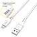 Accezz Lightning naar USB kabel iPhone 5 / 5s - MFi certificering - 0,2 meter - Wit