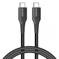 imoshion Powerbank 27.000 mAh + Accezz Ultra Slim GaN Oplader + Accezz USB-C naar USB-C kabel - 1 meter - Zwart