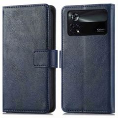 imoshion Luxe Bookcase Xiaomi Poco X4 Pro 5G - Donkerblauw