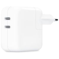 Apple Originele Dual USB-C Power Adapter 35W + 2x Originele USB-C naar USB-C oplaadkabel 60W - 1 meter - Wit