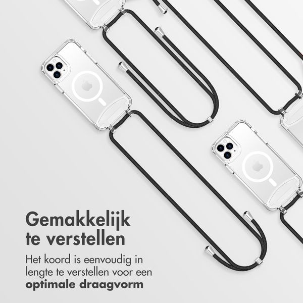 imoshion MagSafe Backcover met afneembaar koord Apple iPhone 12 (Pro) - Transparant