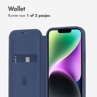 imoshion Transparante Bookcase met MagSafe Apple iPhone 14 / 13 - Blauw