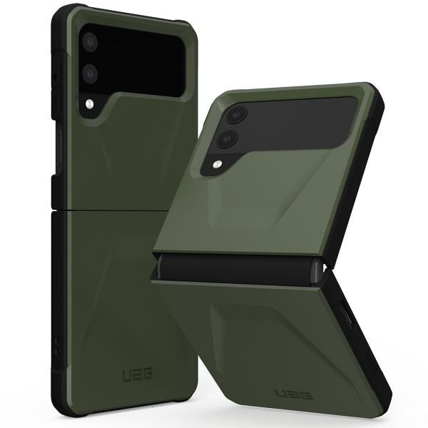 UAG Civilian Backcover Samsung Galaxy Z Flip 4 - Groen