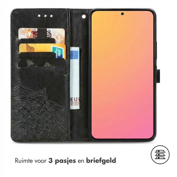 imoshion Mandala Bookcase Samsung Galaxy S24 Plus - Zwart