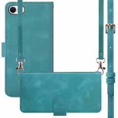 imoshion Bookcase met koord Apple iPhone SE (2022 / 2020) / 8 / 7 - Turquoise