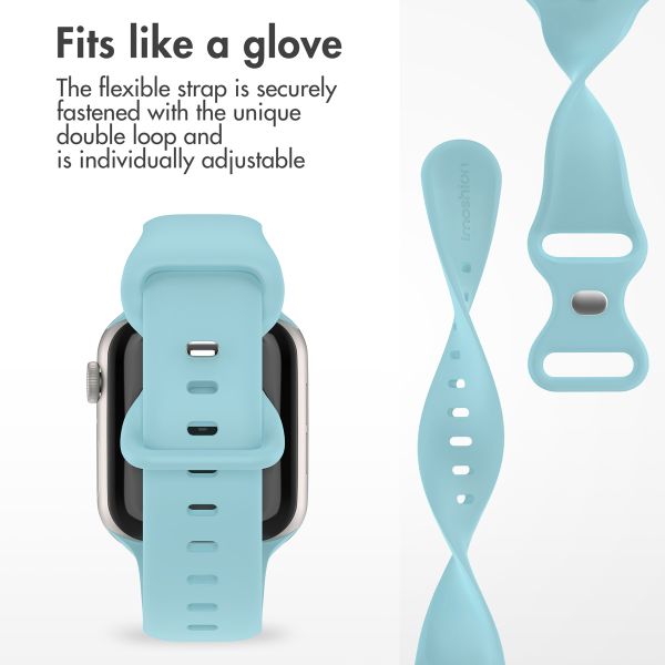 imoshion Silicone⁺ Strap Apple Watch | 38/40/41/42 mm - Size S/M - Sapphire Blue