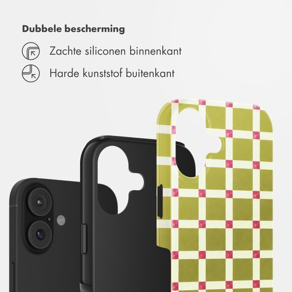 Selencia Vivid Backcover Apple iPhone 17 - Check This Olive