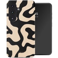 Selencia Vivid Back Cover with MagSafe Samsung Galaxy S26 - Art Wave Black