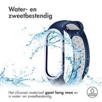 imoshion Siliconen sport bandje Xiaomi Mi Band 5 / 6 - Blauw / Wit