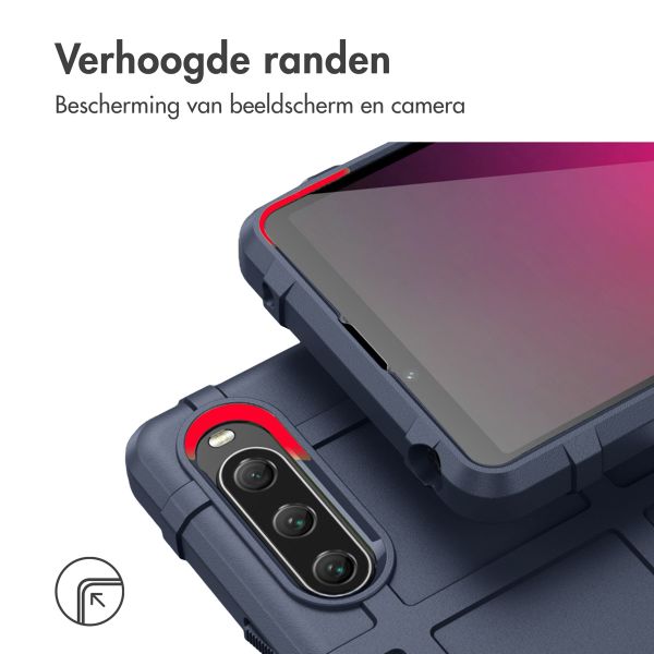 imoshion Rugged Shield Backcover Sony Xperia 10 V - Donkerblauw