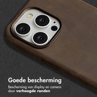 Accezz Vintage Leather Magsafe Backcover Apple iPhone 15 Pro Max - Rustic Brown
