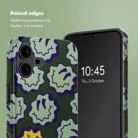 Selencia Vivid Back Cover with MagSafe Apple iPhone 16 - Wavy Smiley Green