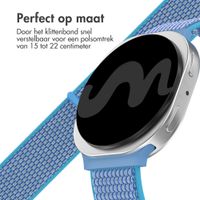 imoshion Nylon bandje Samsung Galaxy Watch 8 (40/44mm) / Classic (46mm) - Marineblauw