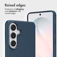 Accezz 2-in-1 Leather Bookcase with MagSafe Samsung Galaxy S26 - Nightfall Blue