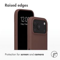 Accezz Liquid Silicone Case with MagSafe Apple iPhone 18 Pro Max / 17 Pro Max - New Tea Brown