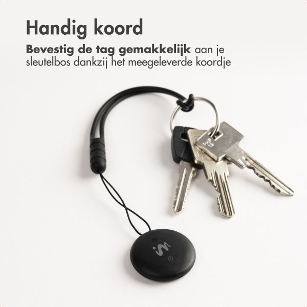 imoshion Wireless Tag - Bluetooth Tracker voor Android - 2 pack - Zwart