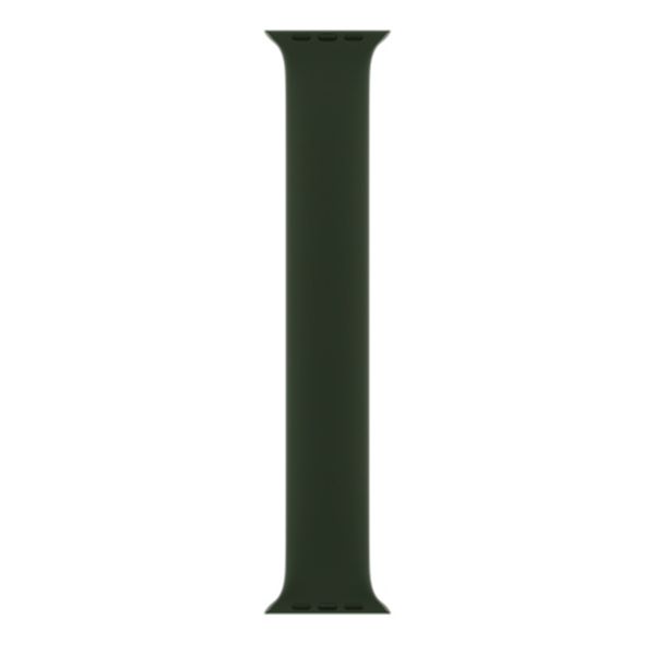 Apple Siliconen solobandje Apple Watch | 44/45/46/49 mm - Maat 8 - Cyprus Green