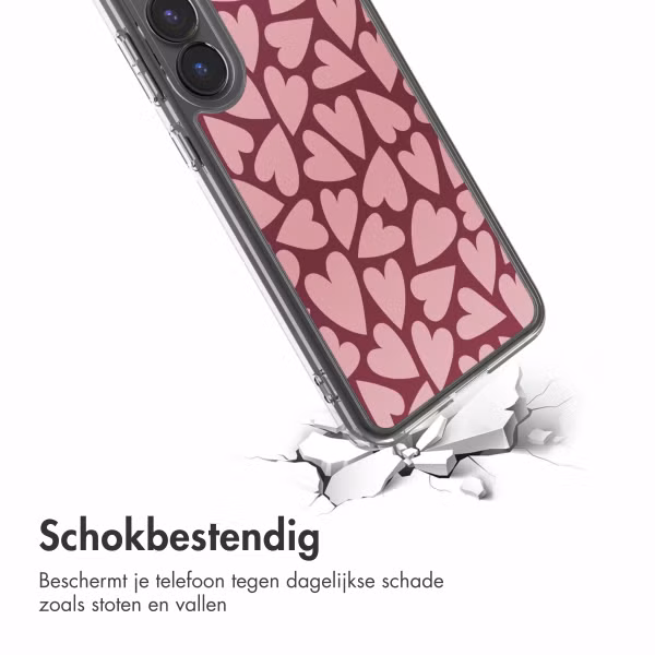 imoshion Design hoesje Samsung Galaxy S25 FE - Hearty Blush
