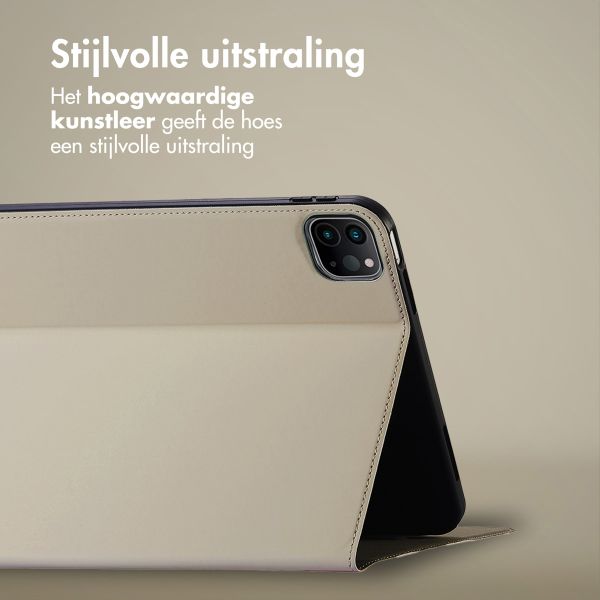 Accezz Classic Tablet Case Apple iPad Pro 11 (2018/2020/2021/2022) / Air 5 (2022) / Air 4 (2020) - Greige