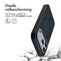 Accezz Rugged Frosted MagSafe Backcover Apple iPhone 17 Pro - Zwart