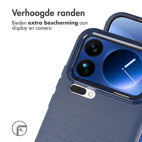 imoshion Brushed Backcover Xiaomi 17 Pro Max - Donkerblauw