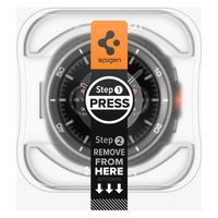 Spigen EZ FIT Glas.tR Screenprotector met applicator Samsung Galaxy Watch 9 / Watch 8 - 40 mm - Transparant