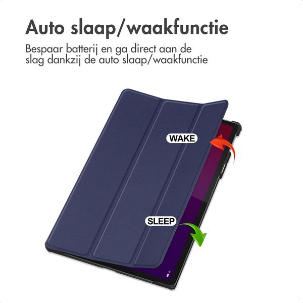 imoshion Trifold Bookcase Lenovo Yoga Tab - Donkerblauw