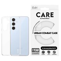 CARE by PanzerGlass Urban Combat Case Samsung Galaxy S24 FE - Transparant