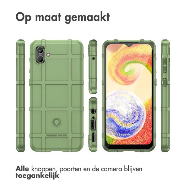 imoshion Rugged Shield Backcover Samsung Galaxy A04 - Groen