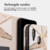 imoshion Design Bookcase Samsung Galaxy A20e - Beige Graphic