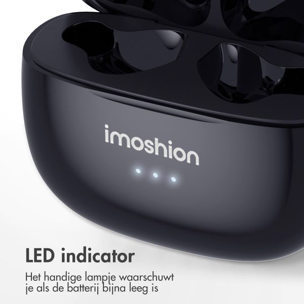 imoshion Aura Earbuds - Draadloze oordopjes - Bluetooth draadloze oortjes - Zwart