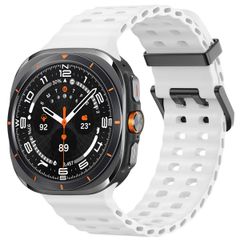 imoshion Ocean Siliconenband Samsung Galaxy Watch Ultra (2024/2025) - Wit