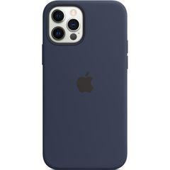 Apple Silicone Backcover MagSafe Apple iPhone 12 (Pro) - Deep Navy