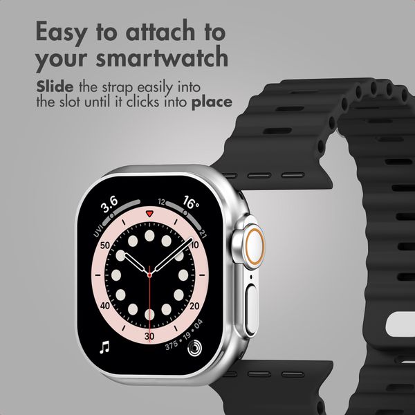 Accezz Ocean band Apple Watch | 38/40/41/42 mm - Black