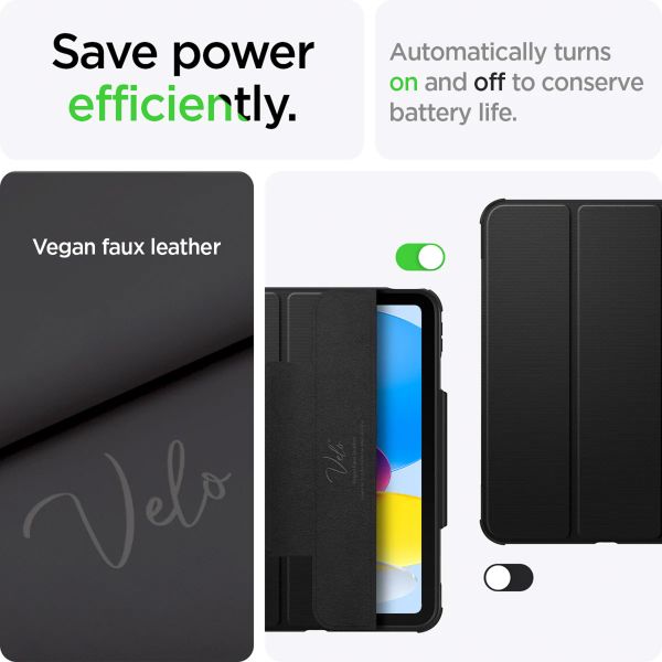 Spigen Rugged Armor Pro Book Case Apple iPad 11 (2025) 11 inch A16 / iPad 10 (2022) 10.9 inch - Black