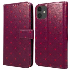 imoshion Design Bookcase Apple iPhone 12 (Pro) - Crush Check Coral Dust