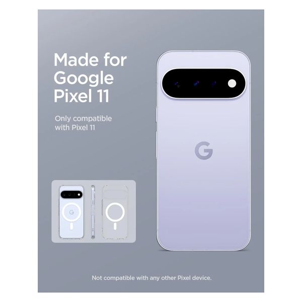 Spigen Ultra Hybrid Backcover MagSafe Google Pixel 11 - Clear / White