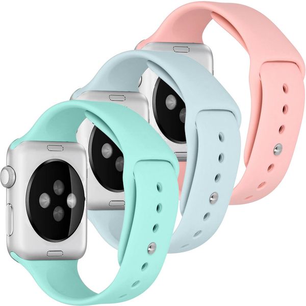 imoshion Siliconen bandje Multipack Apple Watch Series 1-10 / SE / Ultra (2) - 42/44/45/46/49 mm