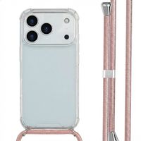 imoshion Transparante Backcover met koord Apple iPhone 17 Pro - Rosé Goud