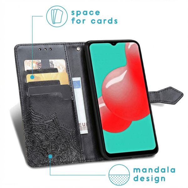 imoshion Mandala Bookcase Samsung Galaxy A32 (5G) - Zwart