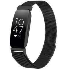 imoshion Milanees magnetisch bandje Fitbit Inspire - Maat S - Zwart