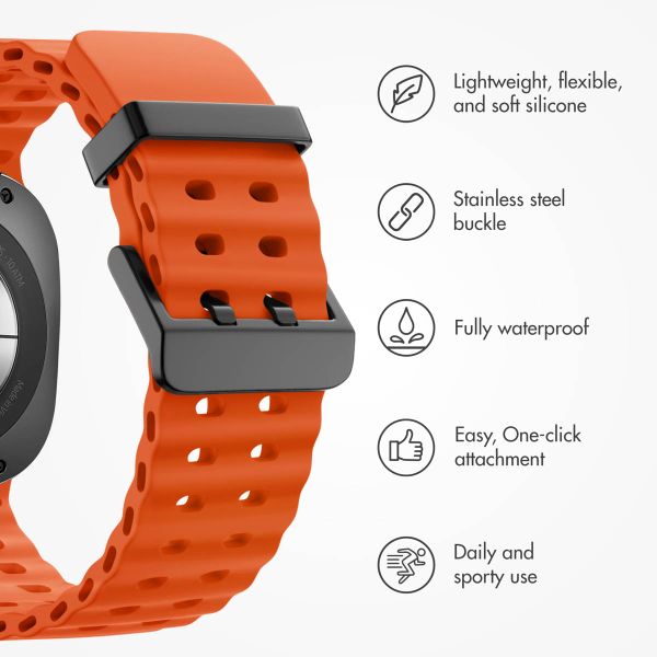 imoshion Ocean Silicone Band Samsung Galaxy Watch Ultra 2 (2026) / Ultra (2024/2025) - Orange