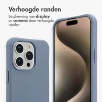 imoshion Color Backcover met afneembaar koord MagSafe Apple iPhone 15 Pro Max - Ash Blue