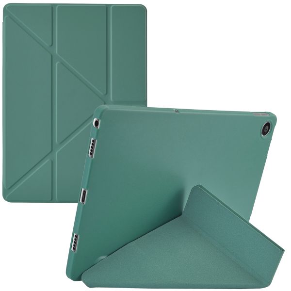 imoshion Origami Bookcase Lenovo Tab M10 Plus (3rd gen) - Donkergroen