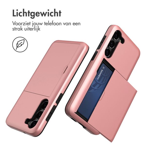 imoshion Backcover met pasjeshouder Samsung Galaxy S23 - Rosé Goud